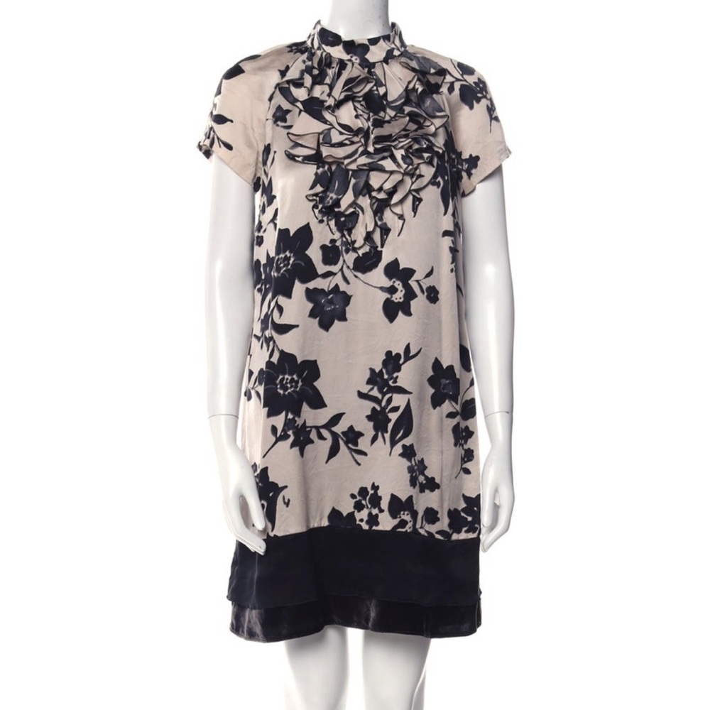 Etro Silk Floral Shift Dress